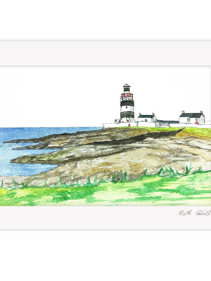 Hook Head Lighthouse Print for wholesale by Duck Blue®