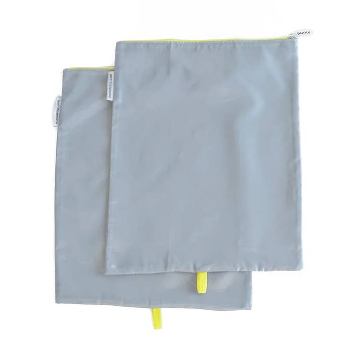 Shoe Bags (Set of 2) - Yellow for wholesale by mumi