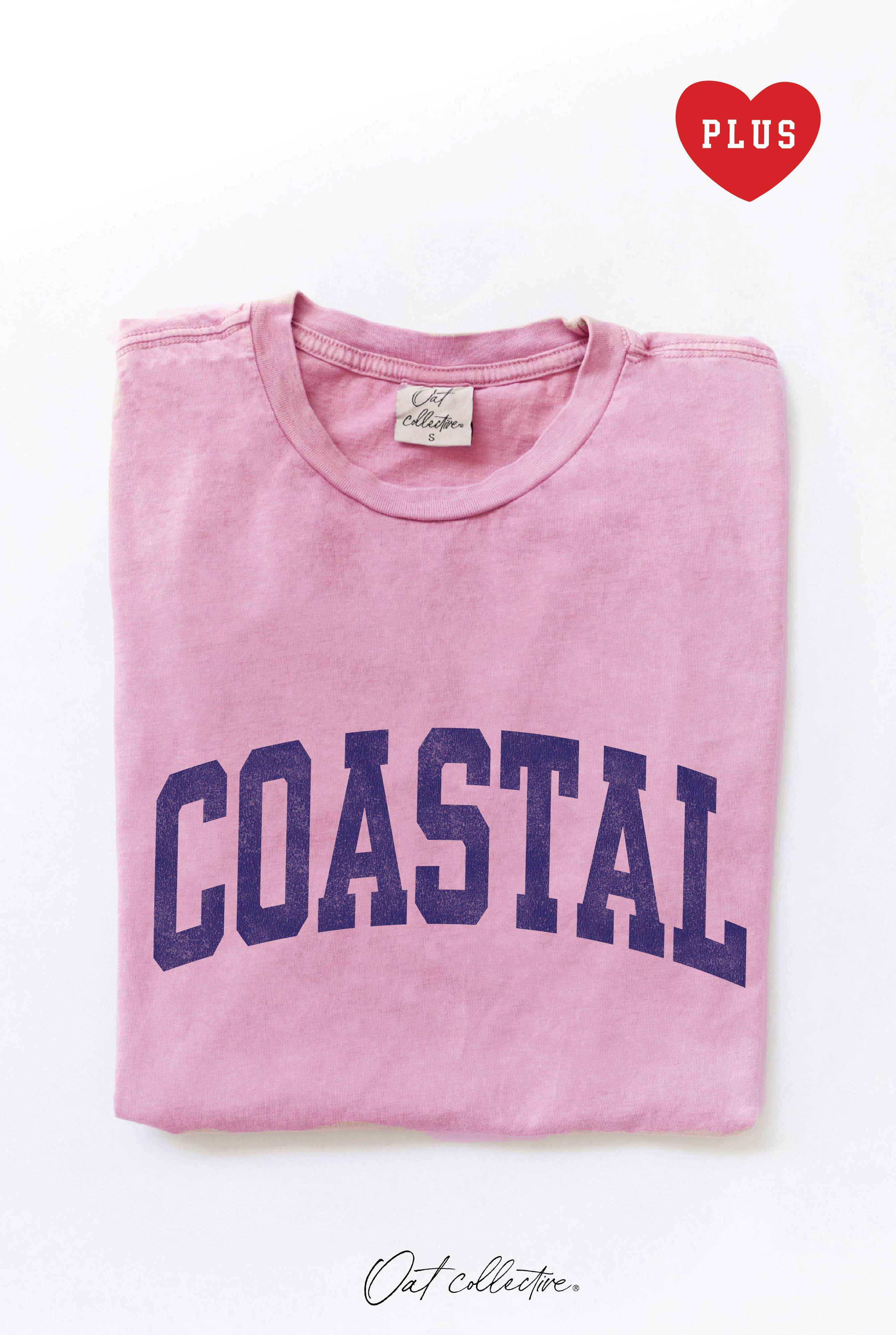 OAT COLLECTIVE - Wholesale Screen printed t-shirt – Women′s - COASTAL Plus Mineral Graphic Top11