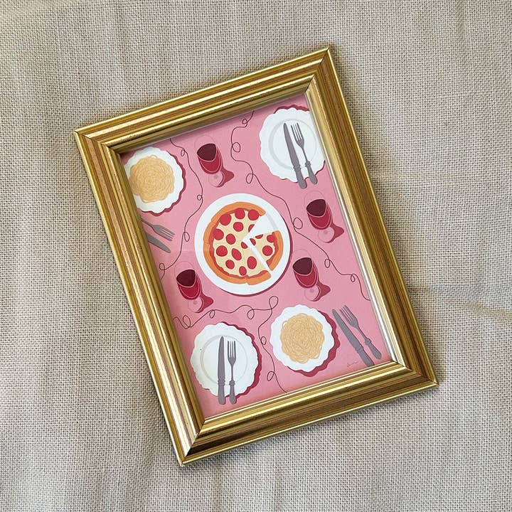 Pizza Party Print | Wall Decor for wholesale by Smar Art