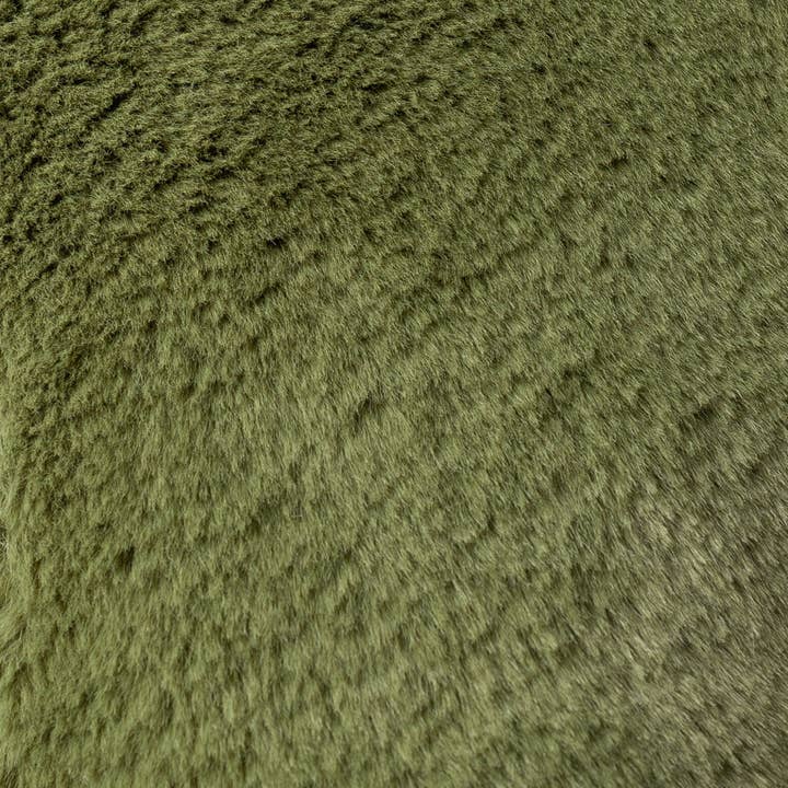 Kallu Faux Fur Cushion Olive for wholesale on Faire5