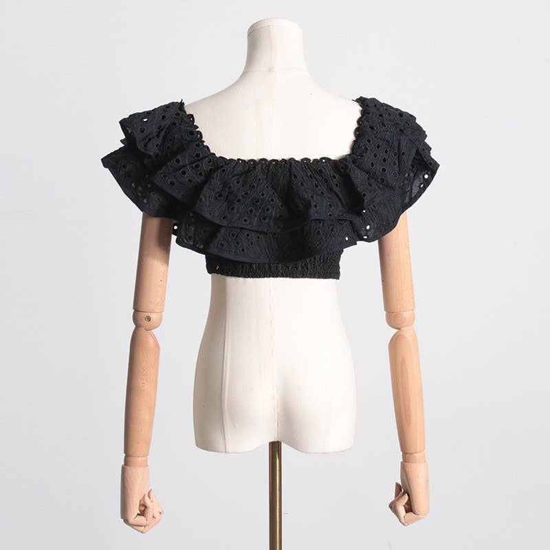 Productseeker - Wholesale Top & Skirt Set - Women's - SET044 Women Ruffle Skirt Set Mini Skirt2