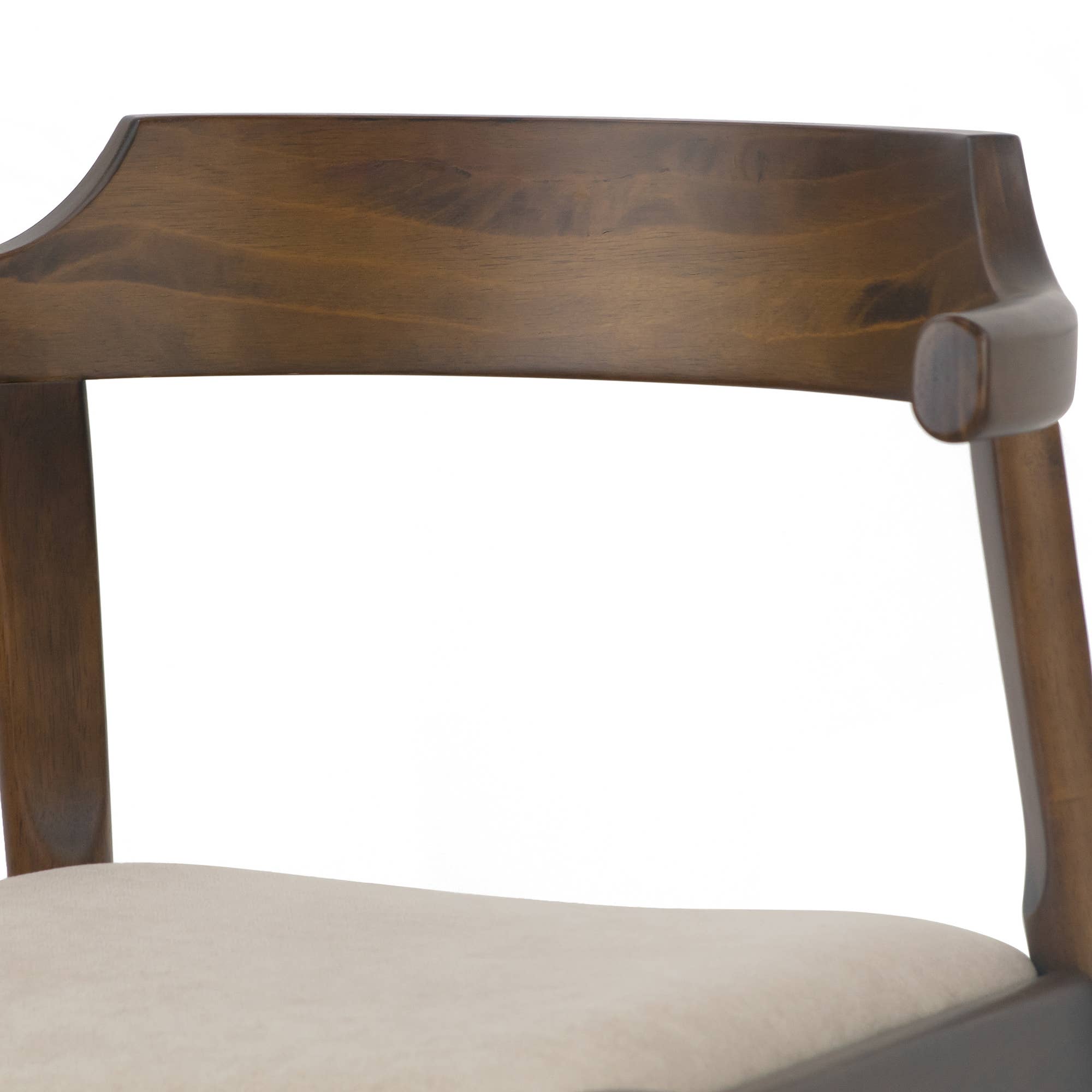 Glamour Home - Wholesale Chair - Set of 2 Atlas Retro Modern Curved Back Wood Chairs7