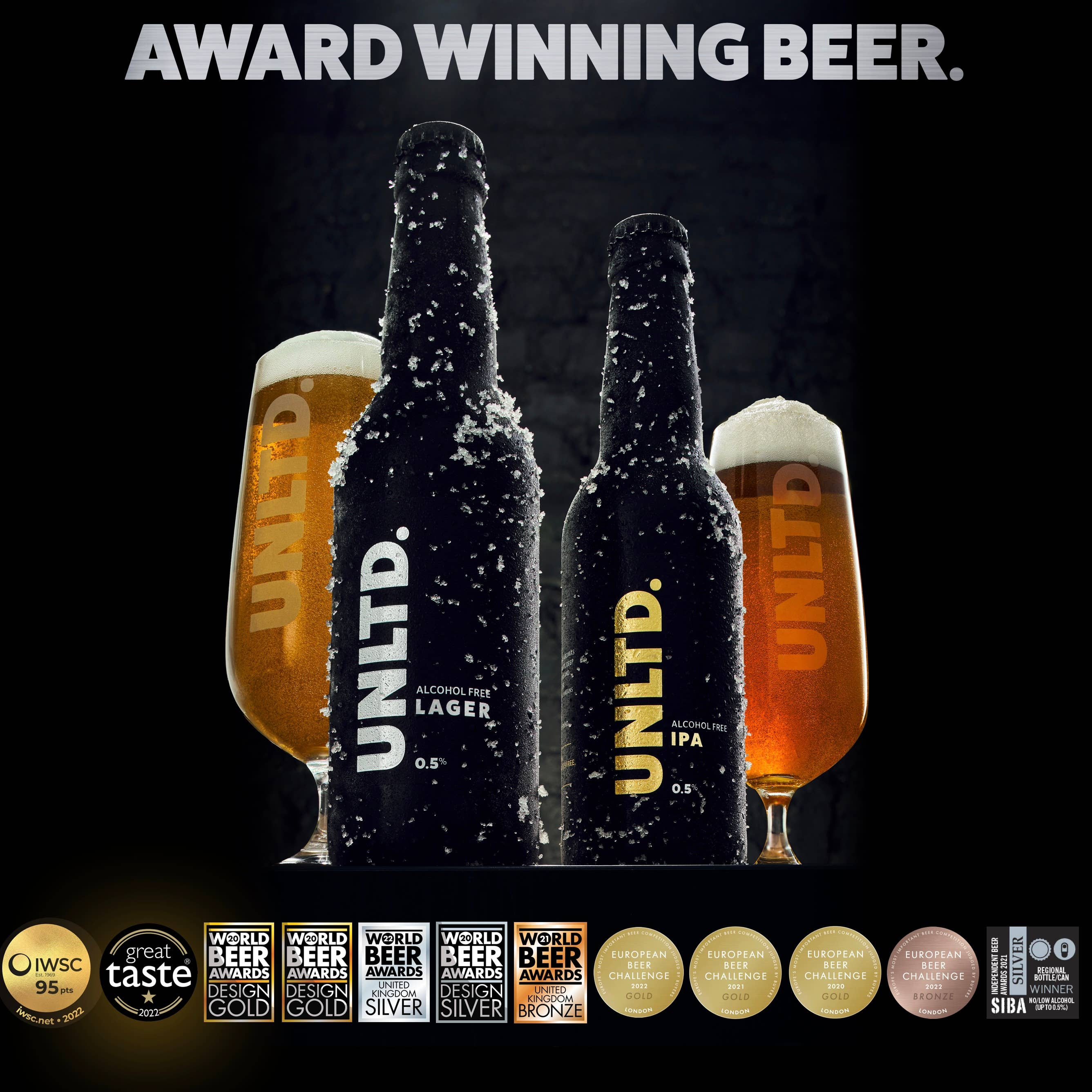 UNLTD. - Wholesale Non-Alcoholic Beer - UNLTD. Mixed case - Bottles2