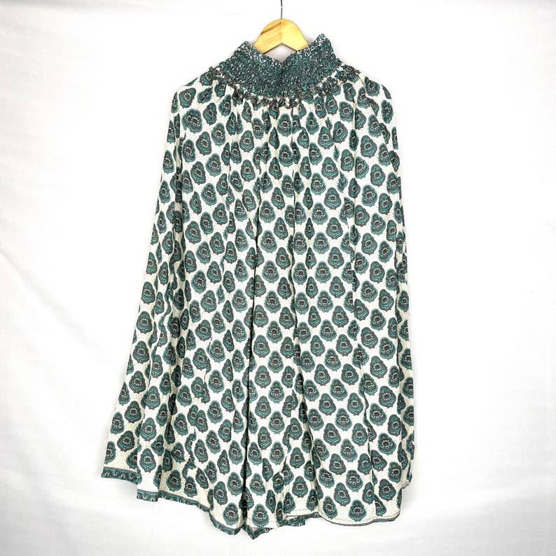 The Eastern Loom – Engroshandel Pyjamasæt - Dame – Assorteret Vintage Recycled Silke Sari Boho Pyjamas, Nattøj5