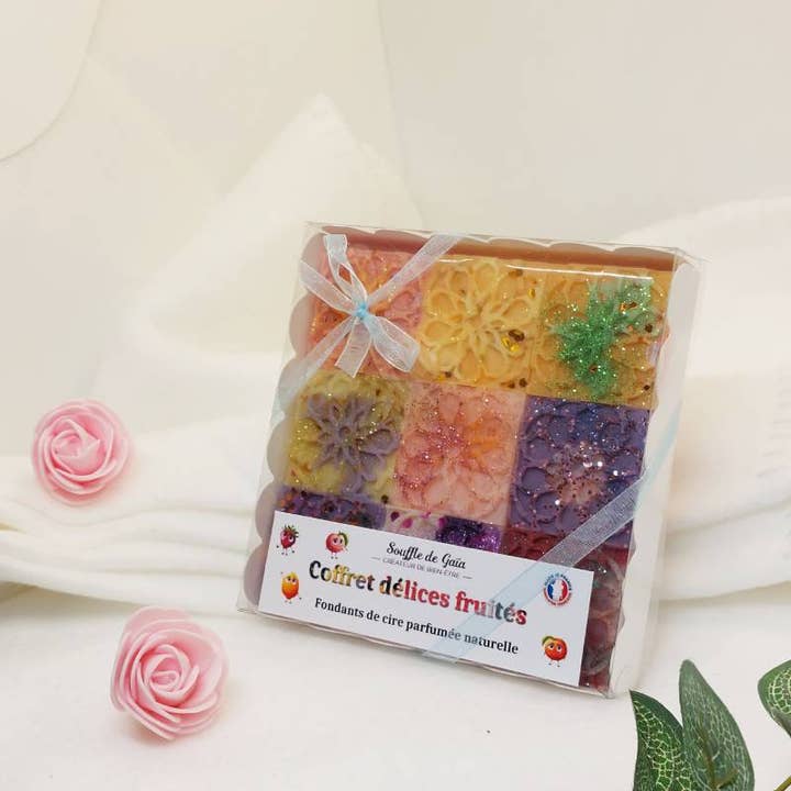 Fondant parfumé en coffret thème - délices fruités for wholesale by Sarl SdG / Souffle de Gaïa