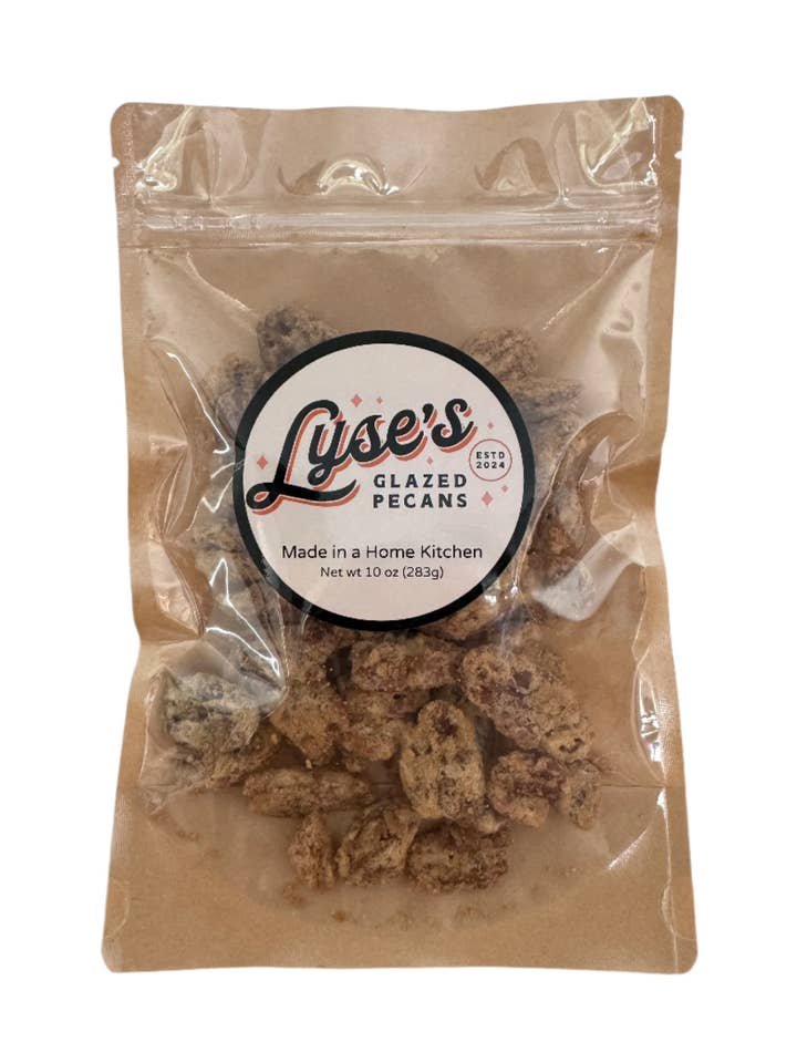 Glazed Pecans - 10 oz for wholesale by Lyse's Nuts