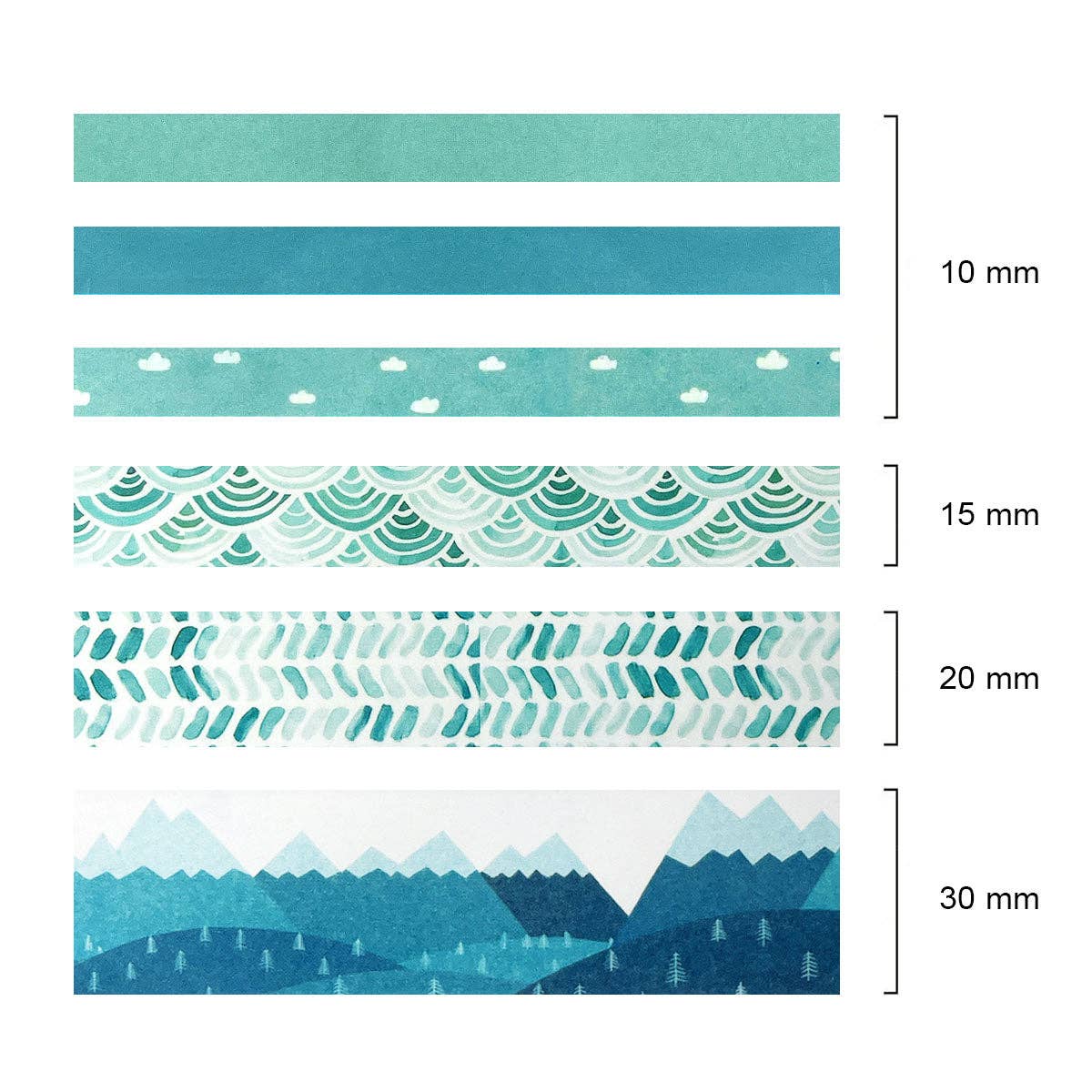 Wrapables.com - Wholesale Washi Tape - Wrapables Decorative Washi Tape Box Set for DIY Arts & Craft14