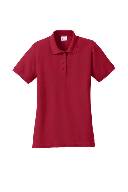Print The Dream - Wholesale Polo - Women's - Port & Company Women's Core Blend Pique Polo8