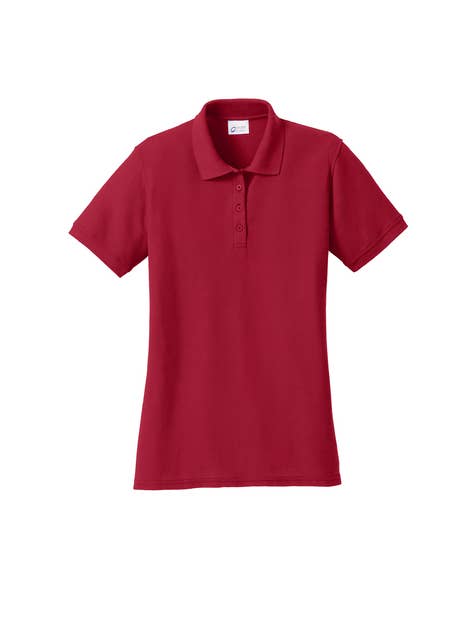 Print The Dream - Wholesale Polo - Women's - Port & Company Women's Core Blend Pique Polo8