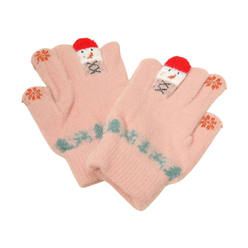 Sensibling Corp. - Wholesale Gloves - Women's - Christmas Theme Pattern Smart Touch Winter Gloves8