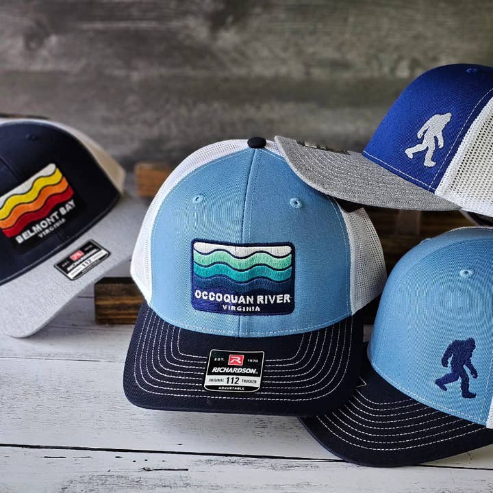 Mad River - Wholesale Trucker hat – Unisex - Bigfoot, Sasquatch on Richardson 112 Trucker Hat1