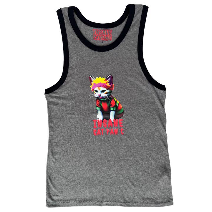 Cuddle-O Kitty Unisex Tank Top for wholesale by Insane Cat Paw C