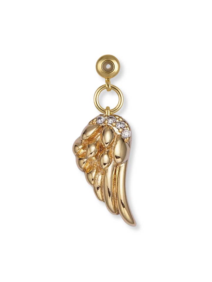 Angel Wings Grip Charm for wholesale by Kinsey Designs