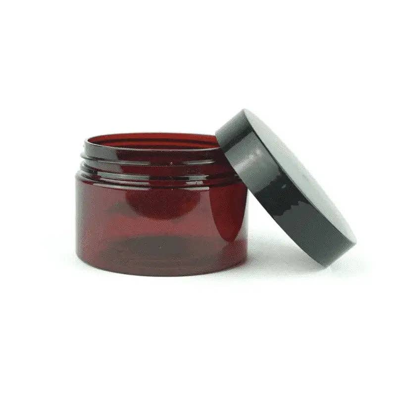 Nature Packaged - Wholesale Jar - Amber Plastic Jars - 8 Oz
