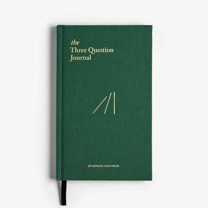 Intelligent Change – wholesale Journal/diary – The Three Question Journal Green - Daily Guided Wellbeing0