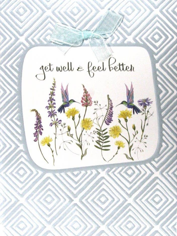 Rosedale Gold Get Well Greeting Cards - General (3pk) 11795 for wholesale by A-Line Greetings