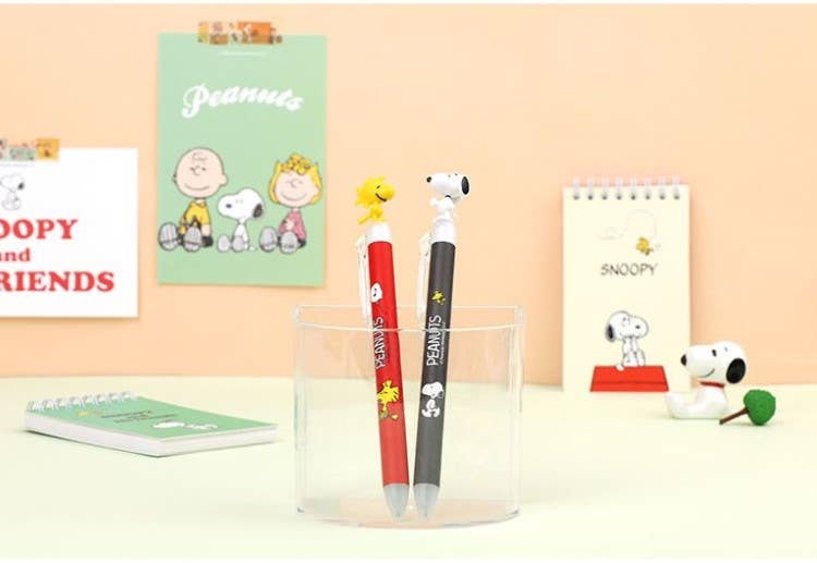 K-Wonderland - Wholesale Pen - Peanuts Snoopy & Friends Figure Mascot Ball point Pen 0.5mm1