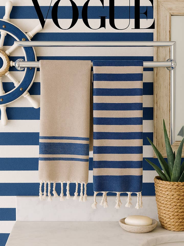12 Strandlaken / Sarong / enkelvoudige set - BLAUW - Wij cureren voor wholesale door wonderfouta