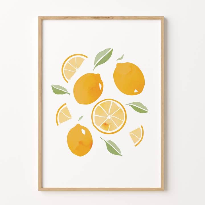 Citron Kök Poster för wholesale av Peach and Home