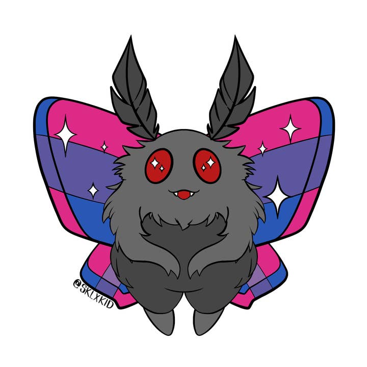 Pegatina Bisexual Mothman para venta al por mayor de SKLXKID