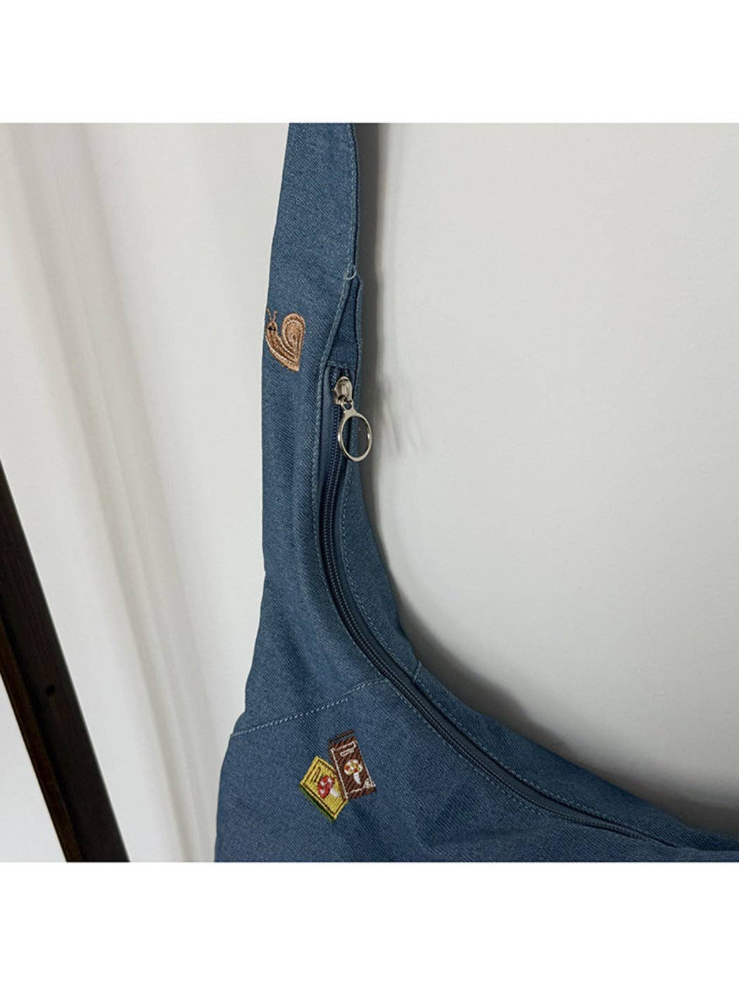 Funkyrel® Atzbranding Limited - Wholesale Shoulder Bag - Women's - Cosbai – Embroidered Denim Shoulder Tote Bag6