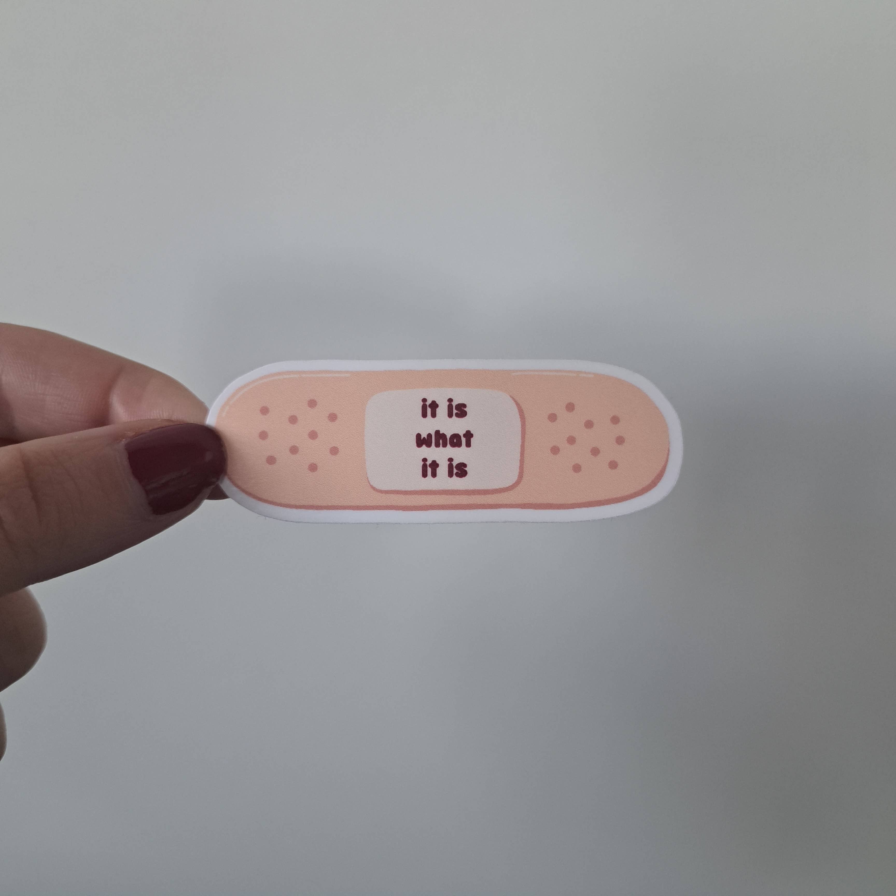 x The Fancy Firefly - Wholesale Sticker - It Is What It Is Band-Aid - Waterproof Die-cut Sticker2