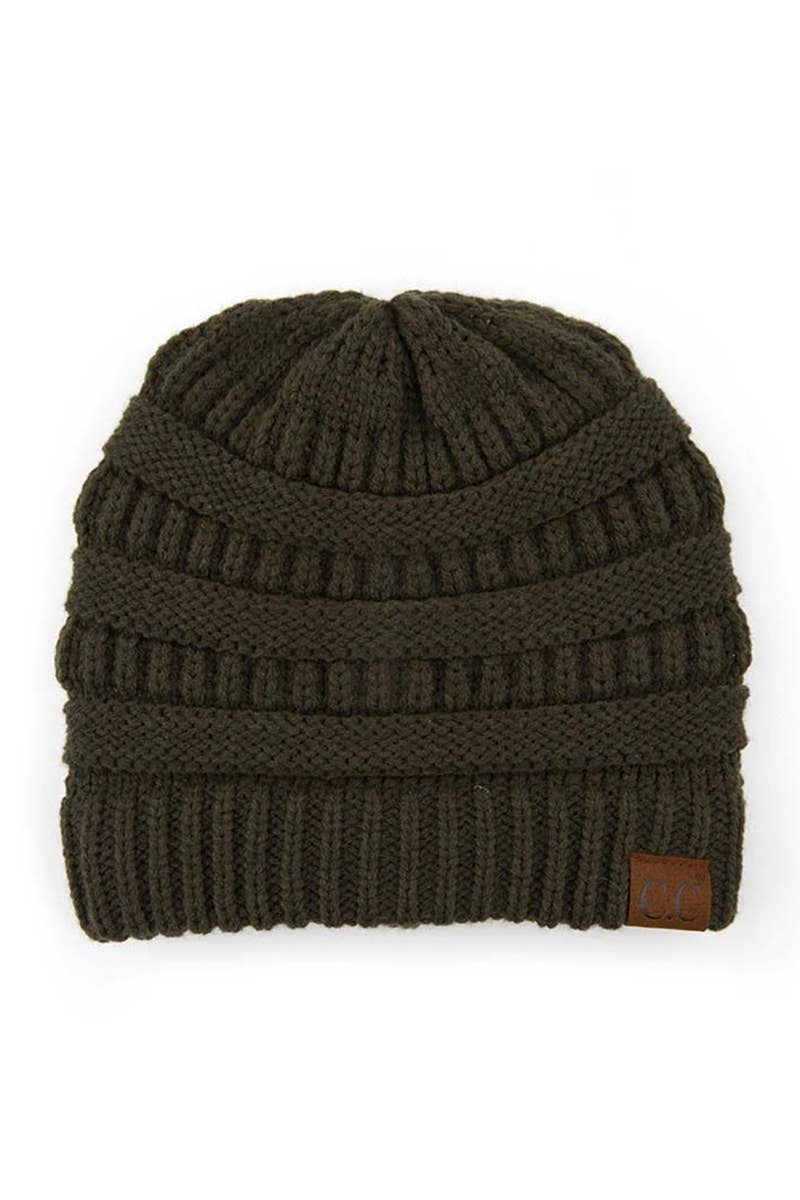 Oblige by G – Großhandel Beanie – Damen – Klassische Strickmütze mit C.C.-Etikett HAT-20A55