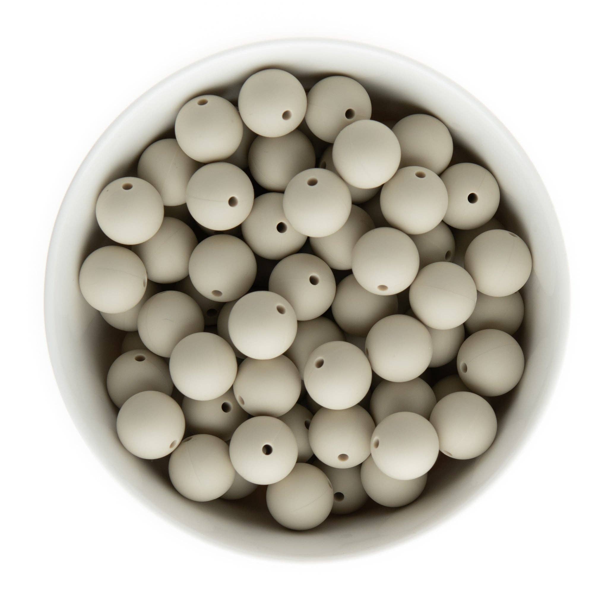 Cara & Co Silicone Craft Supply - Wholesale Beads - 15mm Round Silicone Beads84