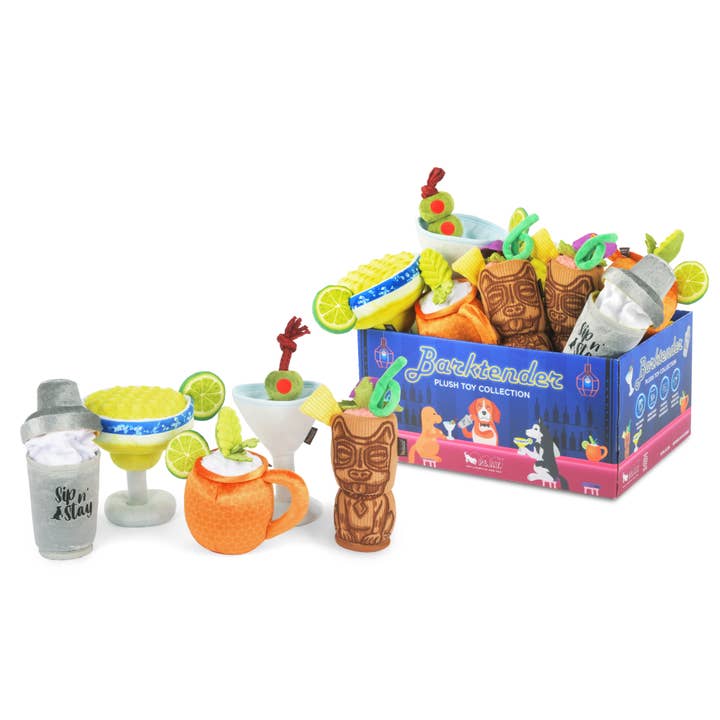 Barktender Collection 15pc Set with display for wholesale by P.L.A.Y. Pet Lifestyle and You