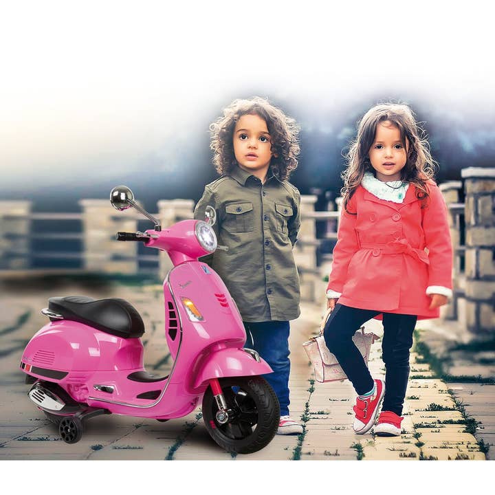 mhw24 - Wholesale Bike/Scooter - Kids - Ride-on Vespa GTS 125 pink 12V4
