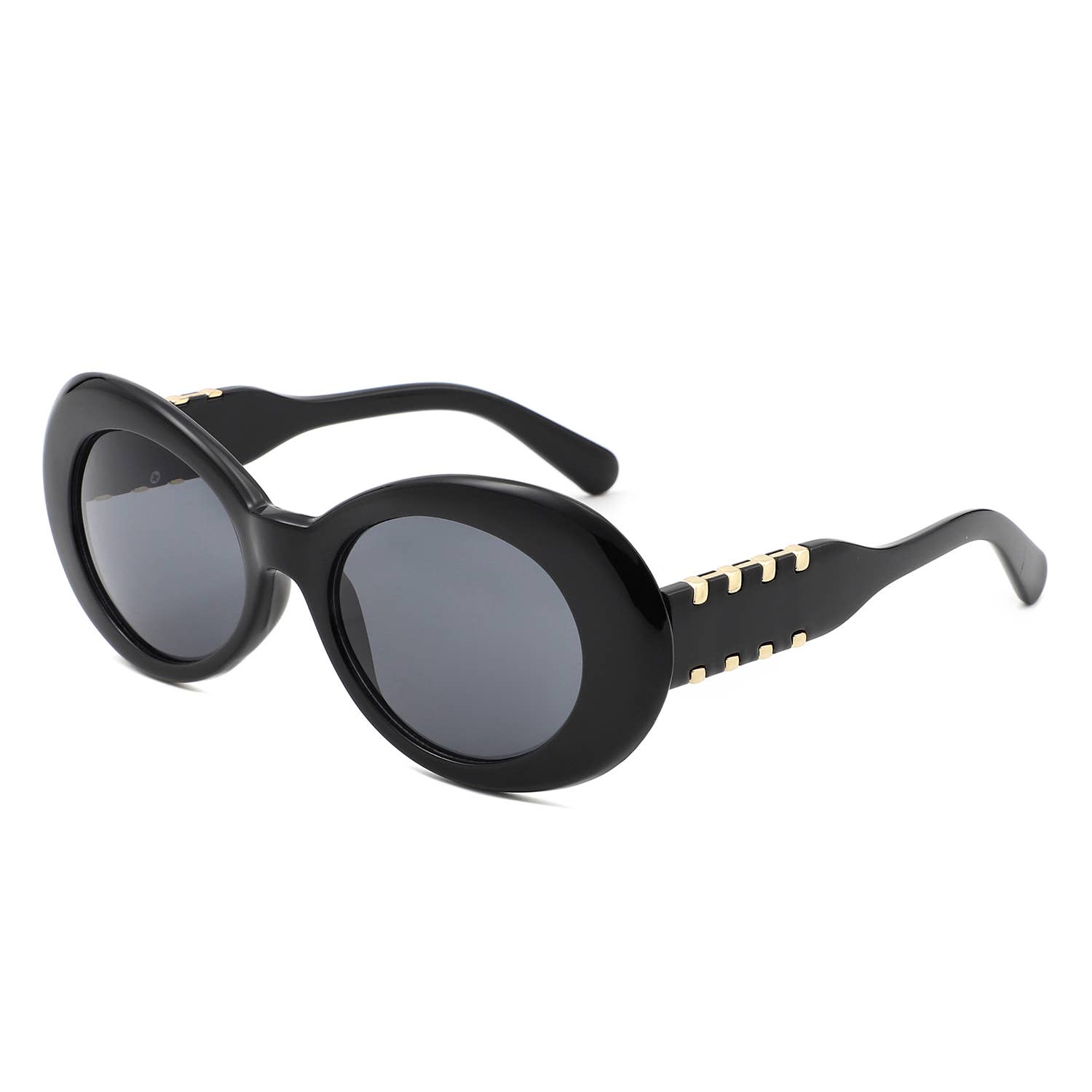 Cramilo Eyewear - Wholesale Sunglasses - Women's - Retro Clout Oval Fashion Goggles Irregular Sunglasses1