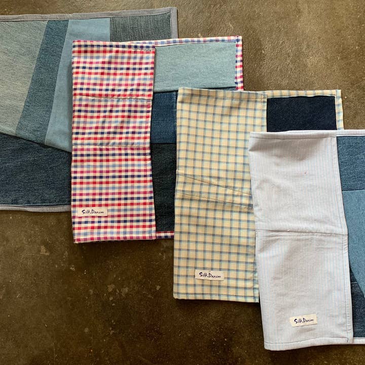 SilkDenim – Engroshandel Dækkeserviet – Patchwork Dækkeservietter3