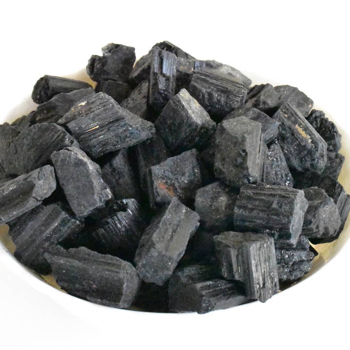 Soothing Crystals - Wholesale Spiritual Stone/Crystal - 100g Rough Gemstone | Black Tourmaline | Healing Raw Crystal
