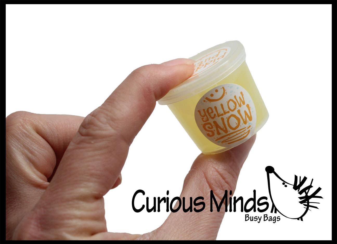 Curious Minds Toys - Wholesale Putty/slime – Child - 1 Yellow Snow "Piddle Putty"  Slime - Funny Winter Holiday2