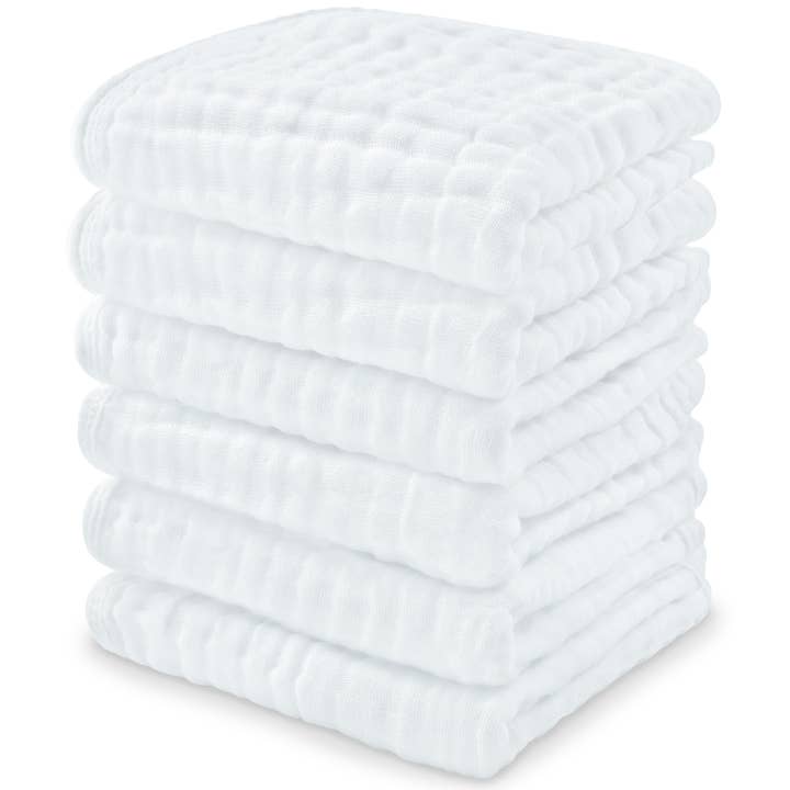 Comfy Cubs - Wholesale Wash Cloth - Kids & Baby - Baby Washcloths 100% Muslin Cotton by Comfy Cubs
