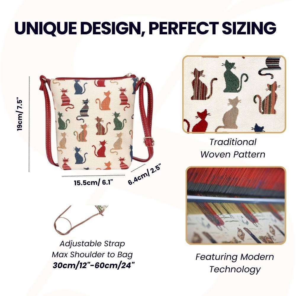 SignareArt - Wholesale Crossbody Bag - Women's - SLING-CHEKY | CHEEKY CAT SLING BAG PURSE CROSSBODY2