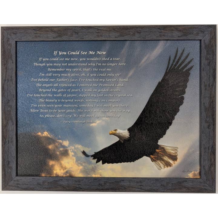 If You Could See Me Now II - Bereavement Wall Art for wholesale by Roslyn Décor