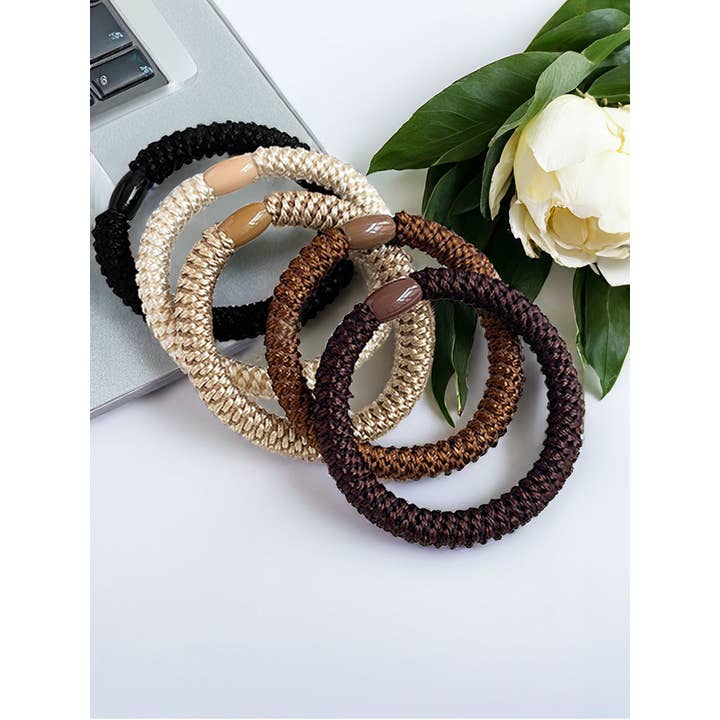 1 the Woman - Wholesale Hair Tie - Braided Hair Ties set | Multiple Options6