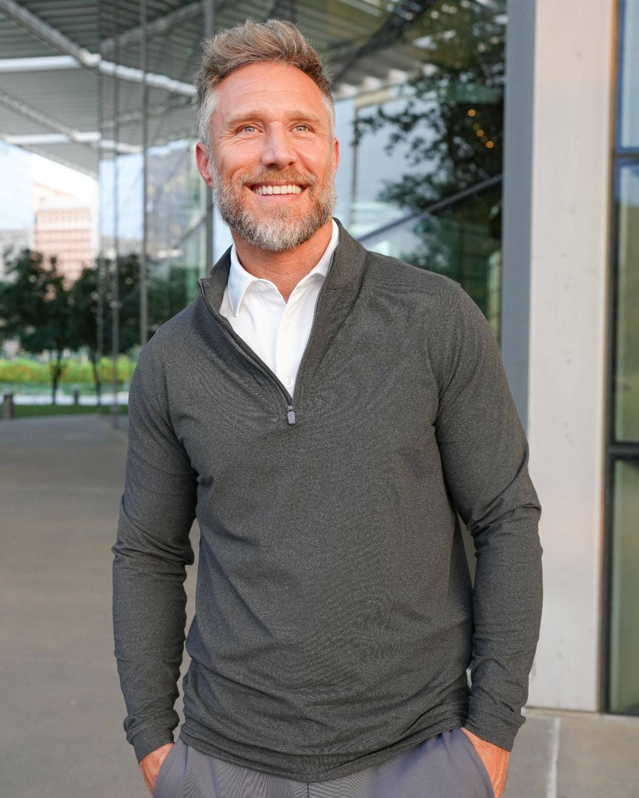 USA Palm – Polo - Homem por atacado – Fecho de 1/4 Mesclado54