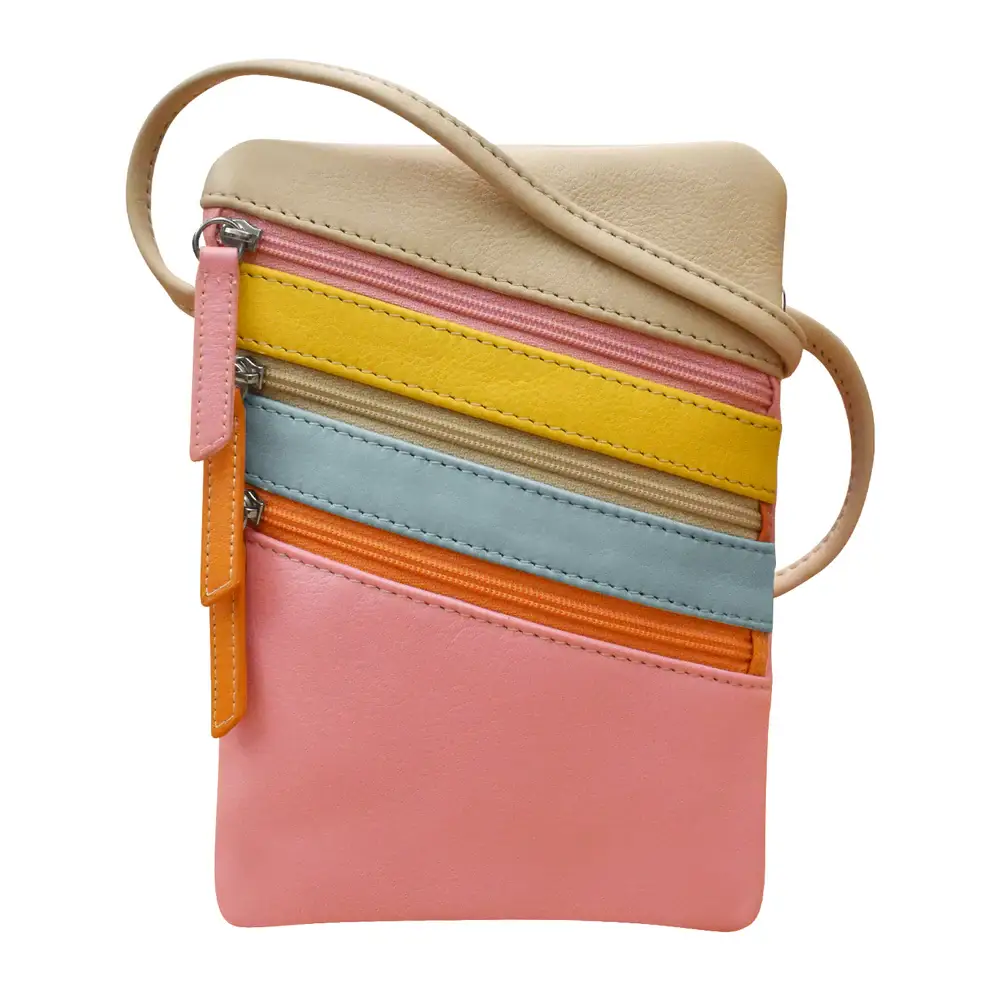 ili New York - Wholesale Crossbody Bag - Women's - 6072 SMALL TRIPLE ZIP CROSSBODY11
