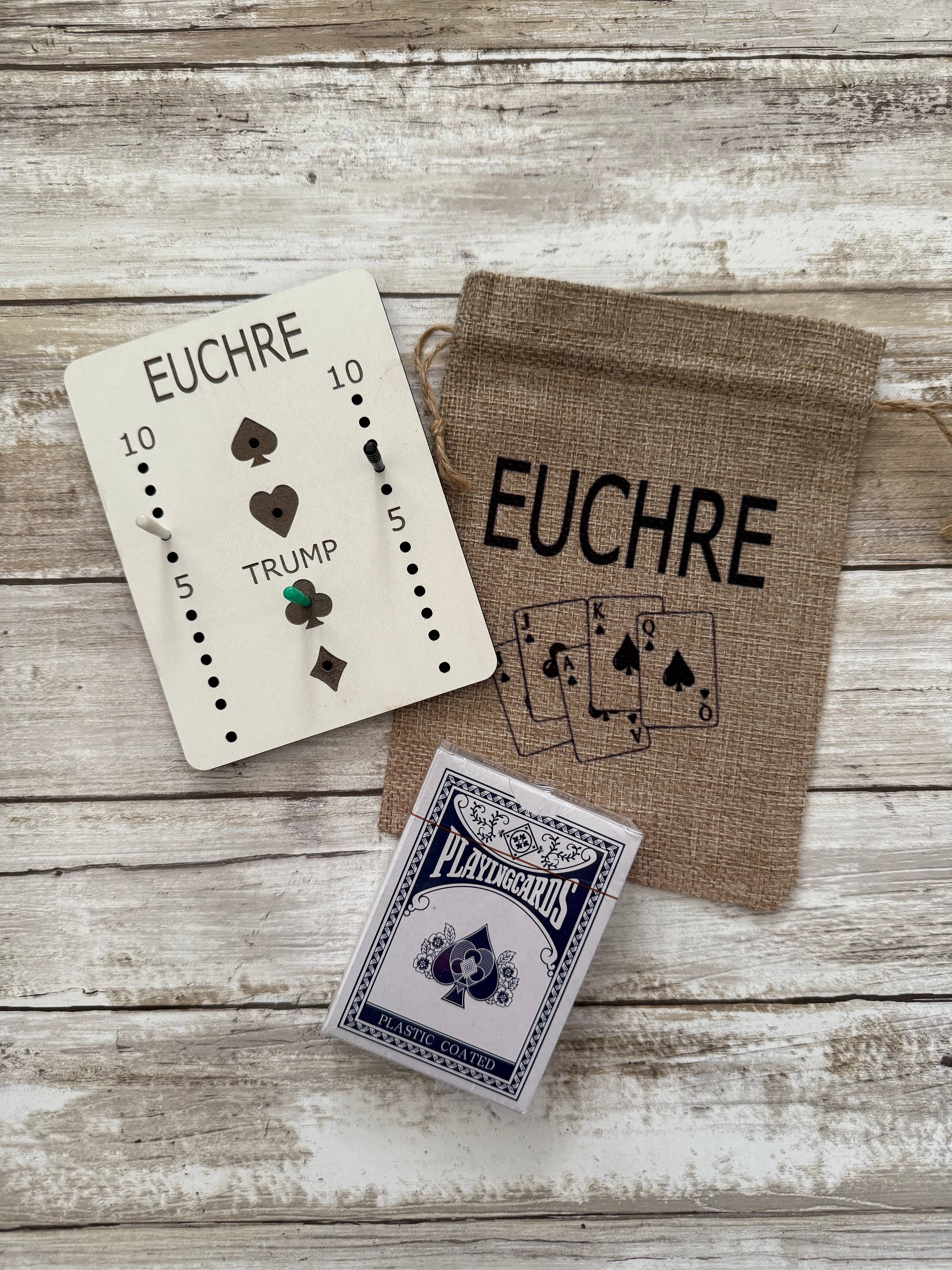 Michigan Proud Gifts - Wholesale Card Game - Euchre Travel Game in Bag