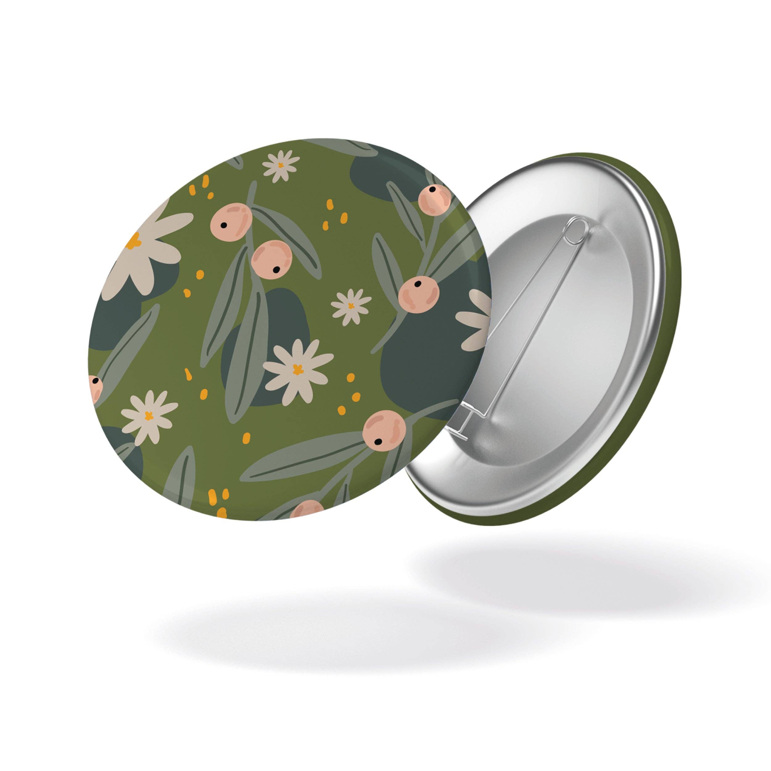 Maison Joliette - Wholesale Brooch - SECRET GARDEN Badge - Floral pattern0