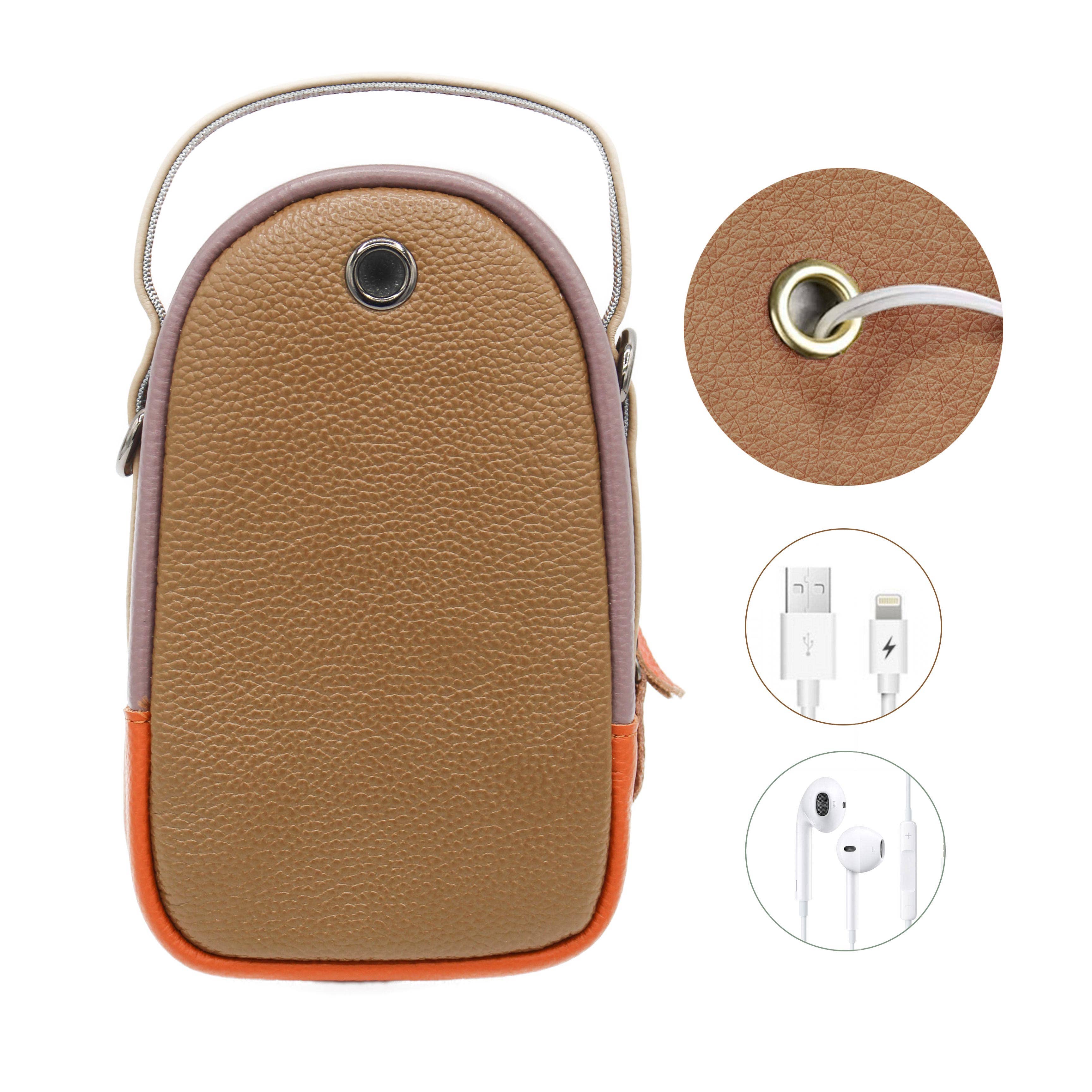 Zerimar 1942 – Engroshandel Rygsæk - Dame – Ægte læder crossbody-taske og rygsæk til kvinder, 19 x 10 x 9 cm7