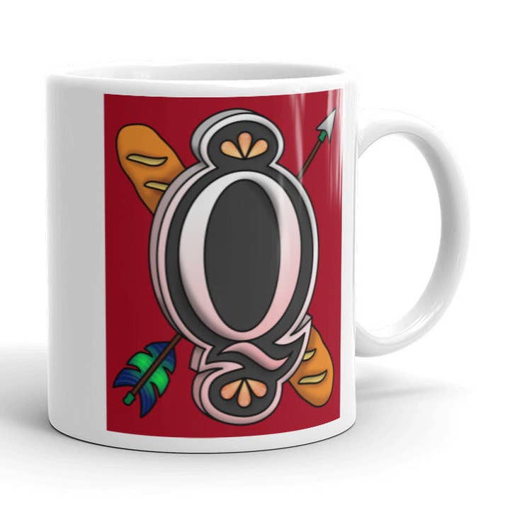 Letter Q kaffekrus for engroshandel hos emilyckohl