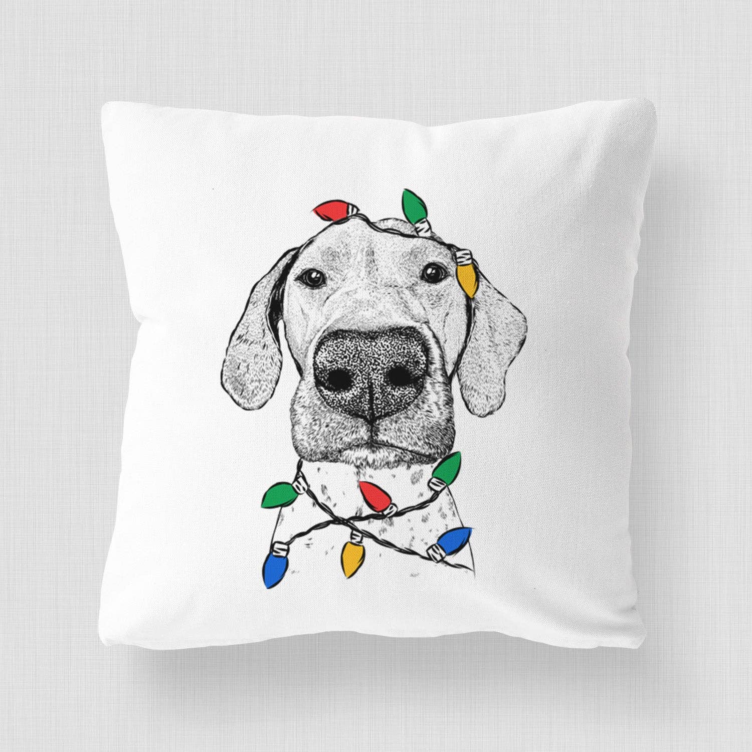 Inkopious - Wholesale Throw Pillow Cover - Leroy the German Shorthaired Pointer - Throw Pillow Cover9