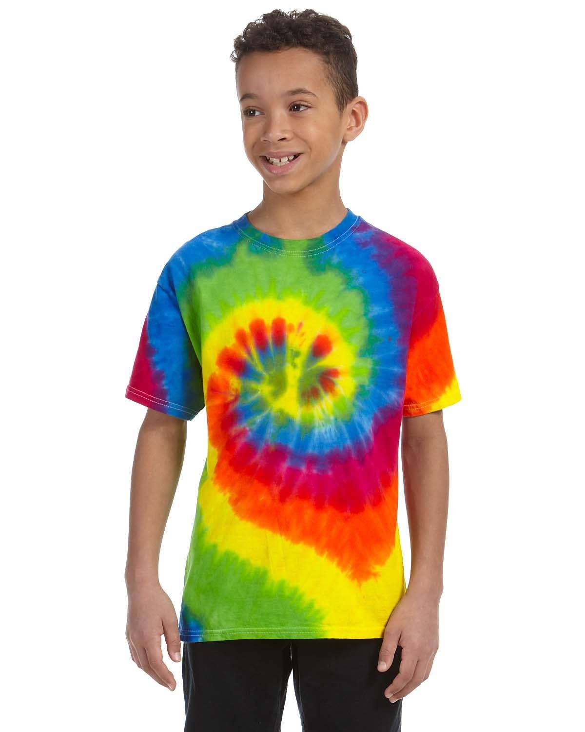 Total Apparel - Wholesale T-Shirt - Kids - Tie-Dye CD100Y - Youth 5.4 oz. 100% Cotton T-Shirt11