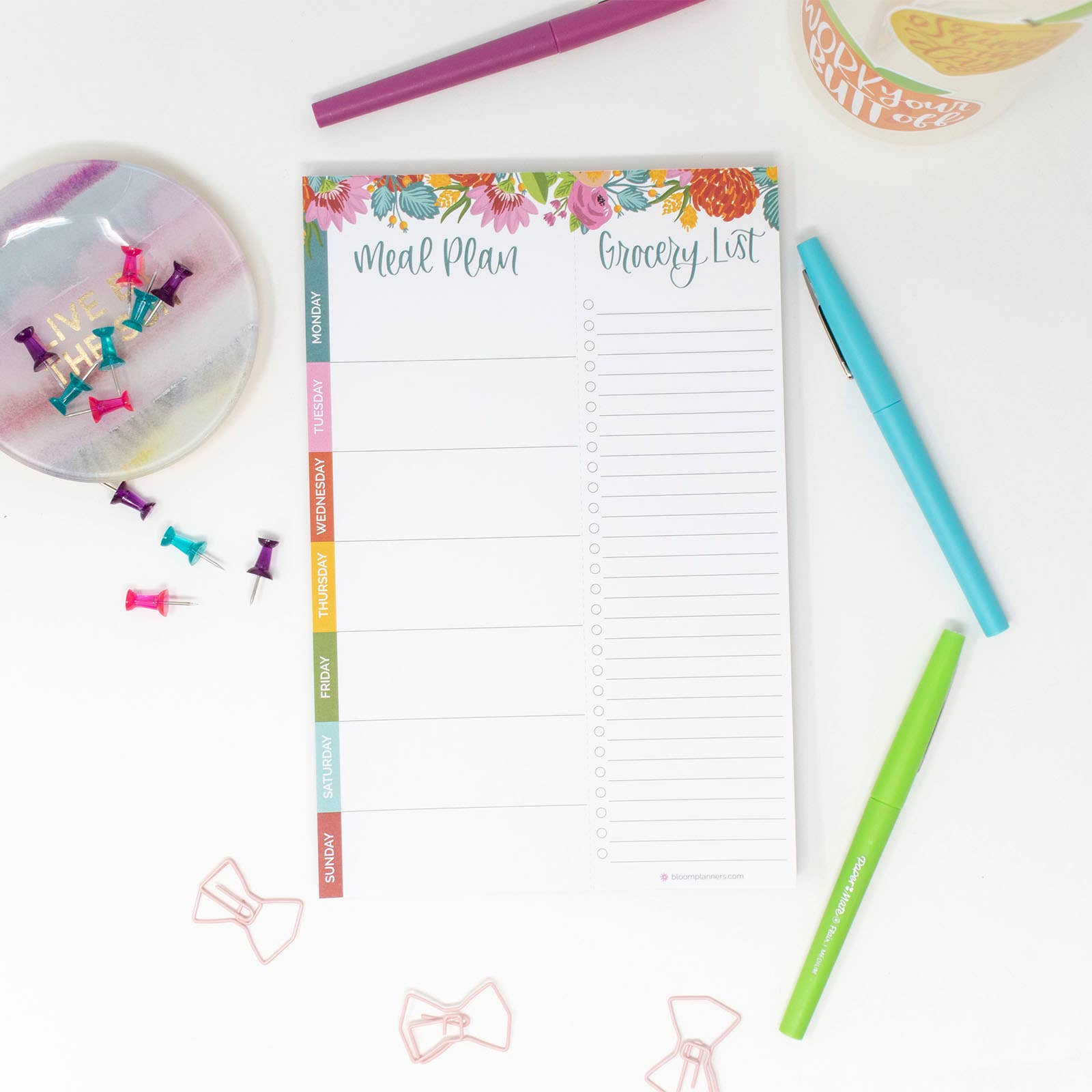 bloom daily planners - Wholesale Notepad - Magnetic Meal Planning Pad 6x9 in22