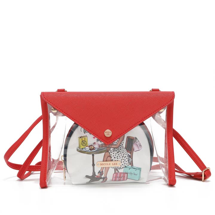 Nicole Lee - Vente Sac à bandoulière – femme - BANDOULIÈRE EN 2 PIÈCES POUR COSMÉTIQUES5