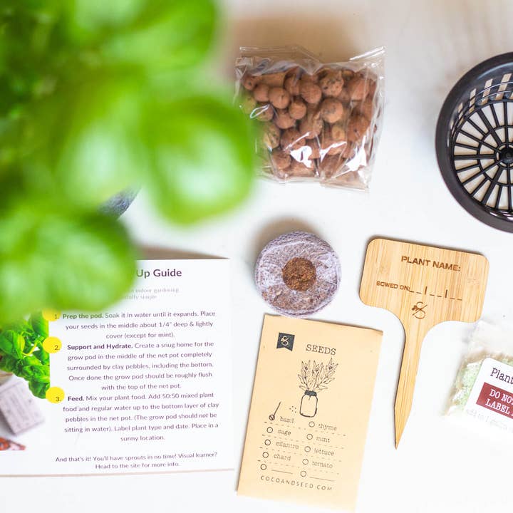 Coco and Seed - Wholesale Plant Seeds - Thai Hot Pepper Hydroponic Mason Jar Garden Kit1